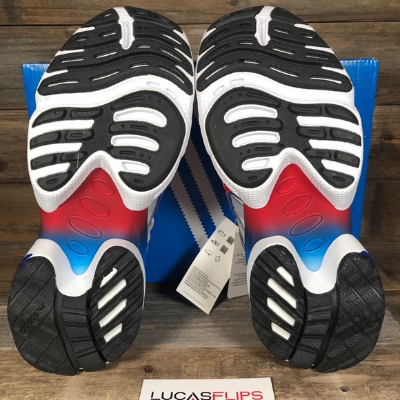 NEW adidas EQT Gazelle J White Red Blue Womens - Picture 6 of 6